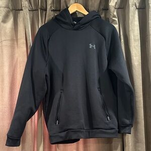 Under Armour Black Pullover Hoodie with Logo